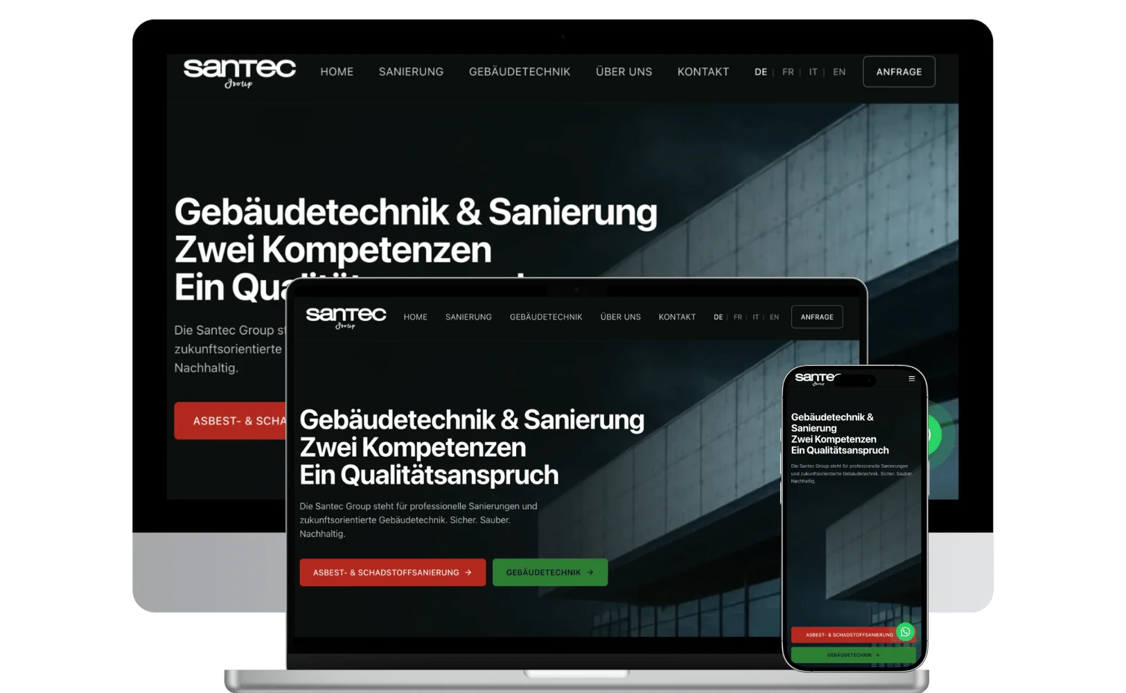 Realizacja Andrzej Mich – Santec Group – Sanierung & Gebäudetechnik